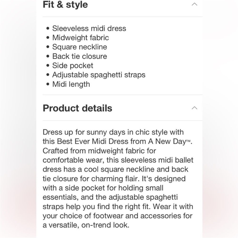 NWT a new day Blush Maxi Dress - Picture 3 of 4